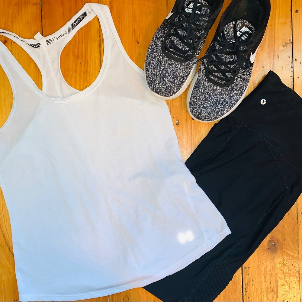 White UNDER ARMOUR workout tank!